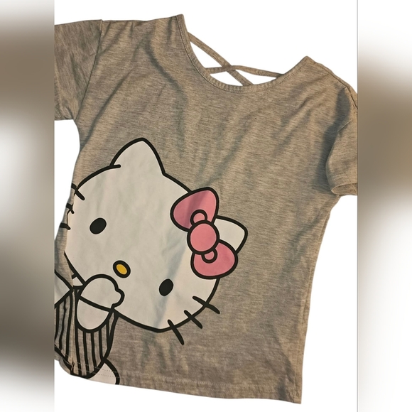 Hello Kitty Girls 7 Short Sleeve Shirt - Picture 1 of 2